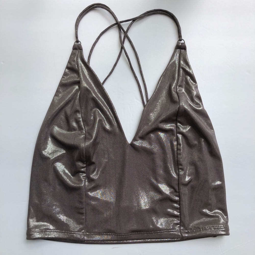 Free People Intimately Liquid Metallic Cami